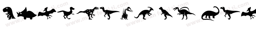 Dinosaur by HansCo字体转换